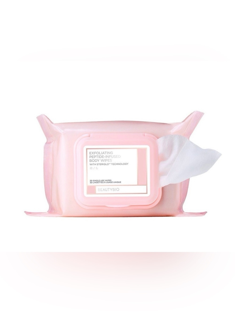 BeautyBio Exfoliating Peptide-Infused Body Wipes | 30 single use NEW